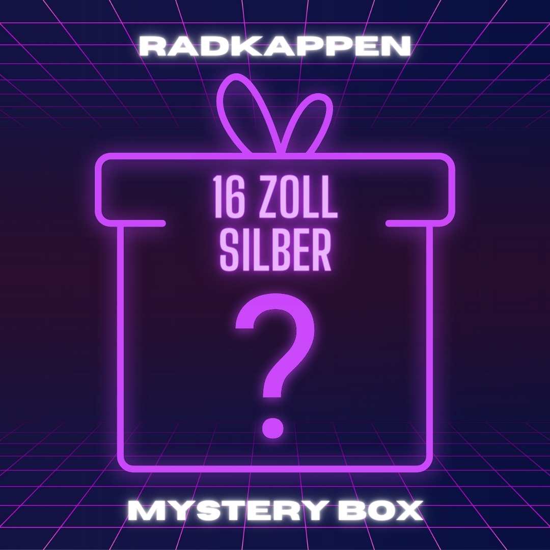 Radkappen Mystery Box 16 Zoll – Überraschungs-Design in Silber