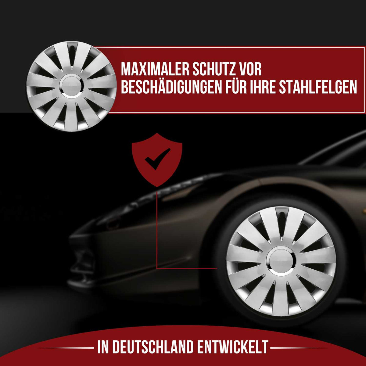 Albrecht Beat Radkappen – 14–16 Zoll, 4er-Set – Schutzeigenschaften