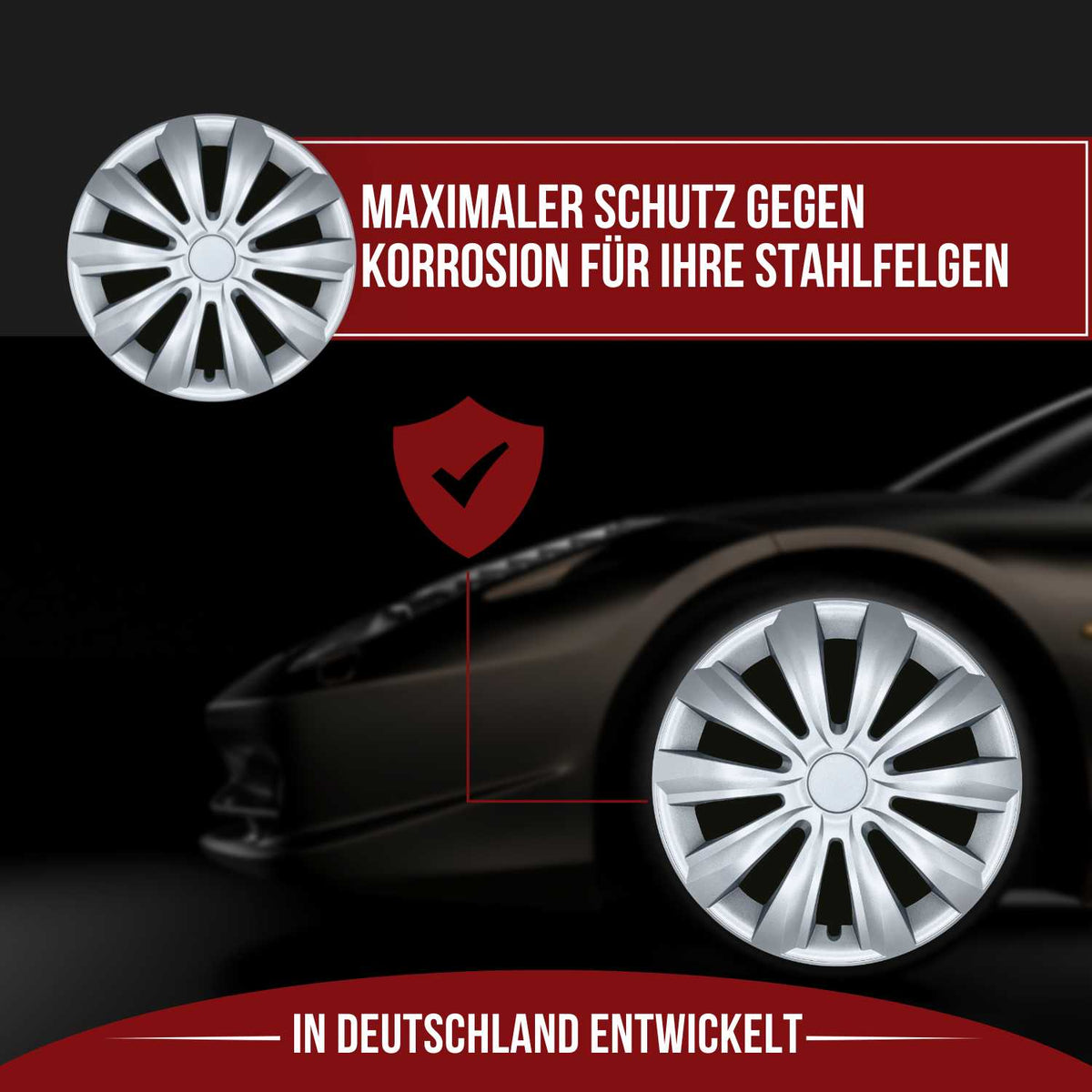 Albrecht Delta Radkappen – 13–16 Zoll, 4er-Set – Schutzeigenschaften