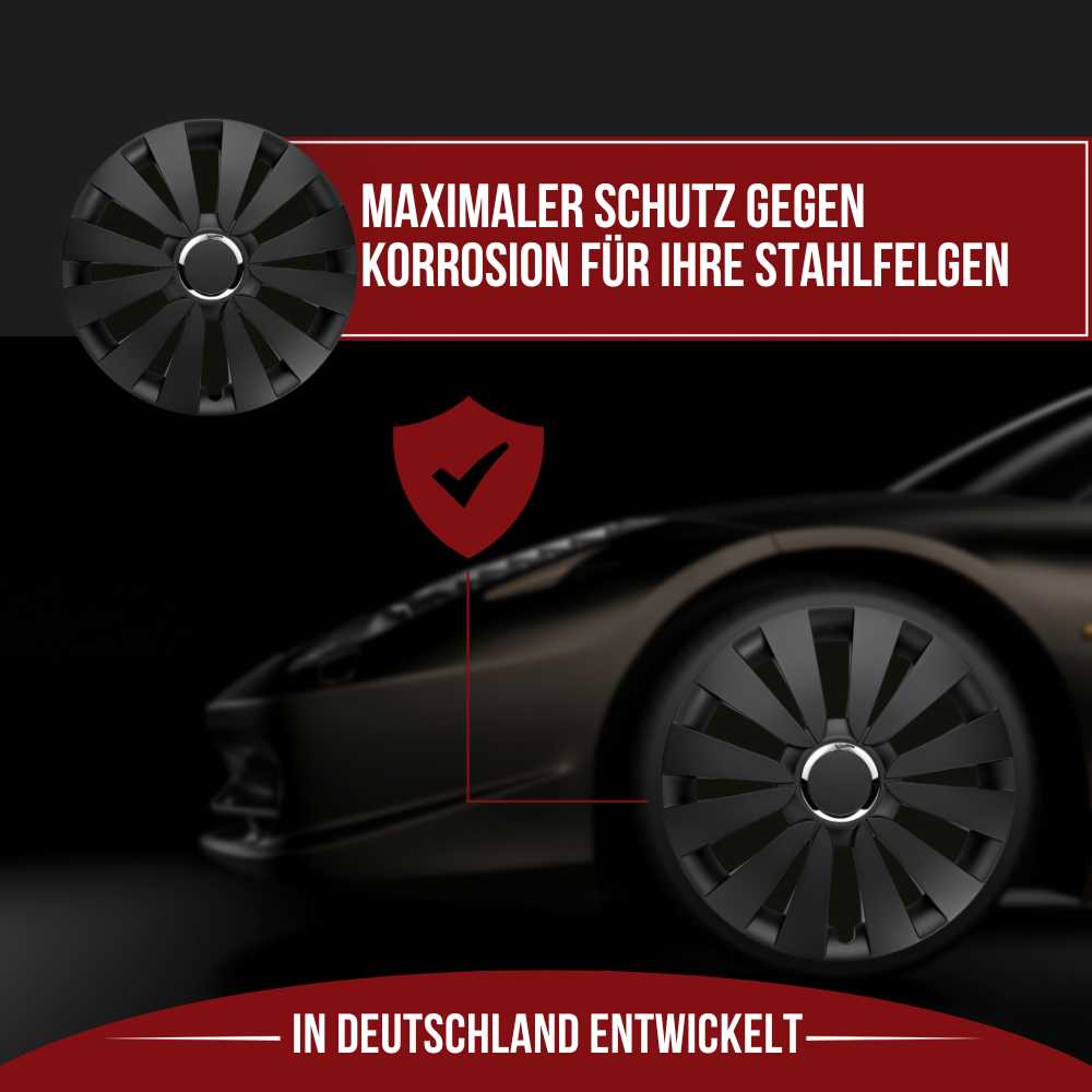 Albrecht Sky Radkappen – 14–16 Zoll, 4er-Set – Schutzeigenschaften
