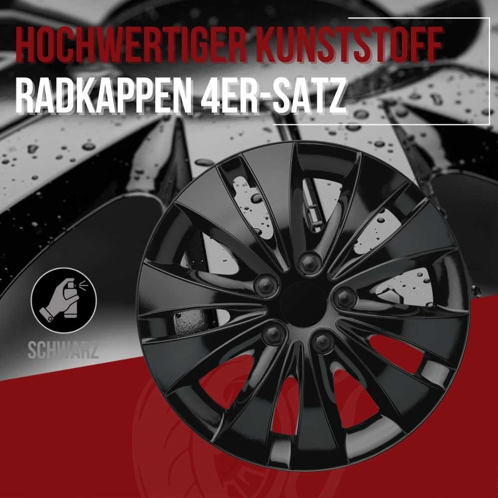 Albrecht Storm Radkappen – 13–16 Zoll, 4er-Set