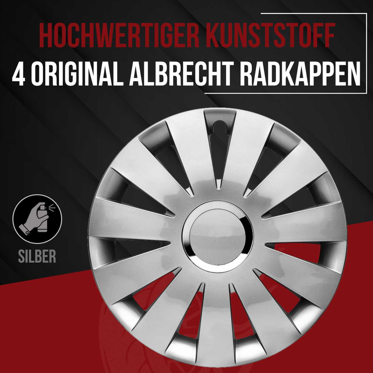 Albrecht Beat Radkappen – 14–16 Zoll, 4er-Set