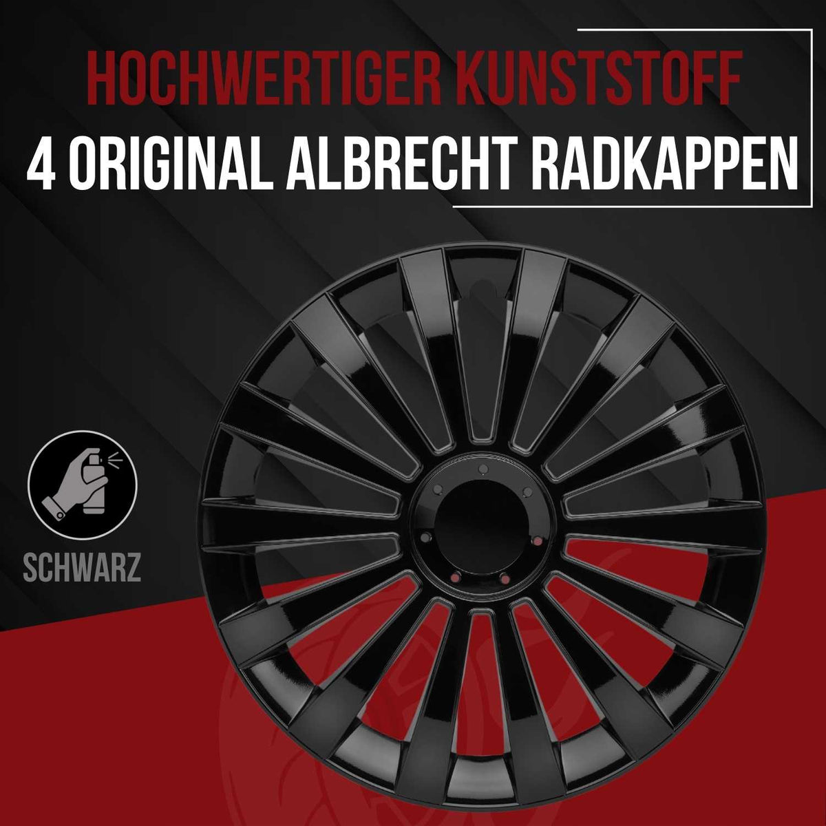 Albrecht Meridian Radkappen – 13–16 Zoll, 4er-Set