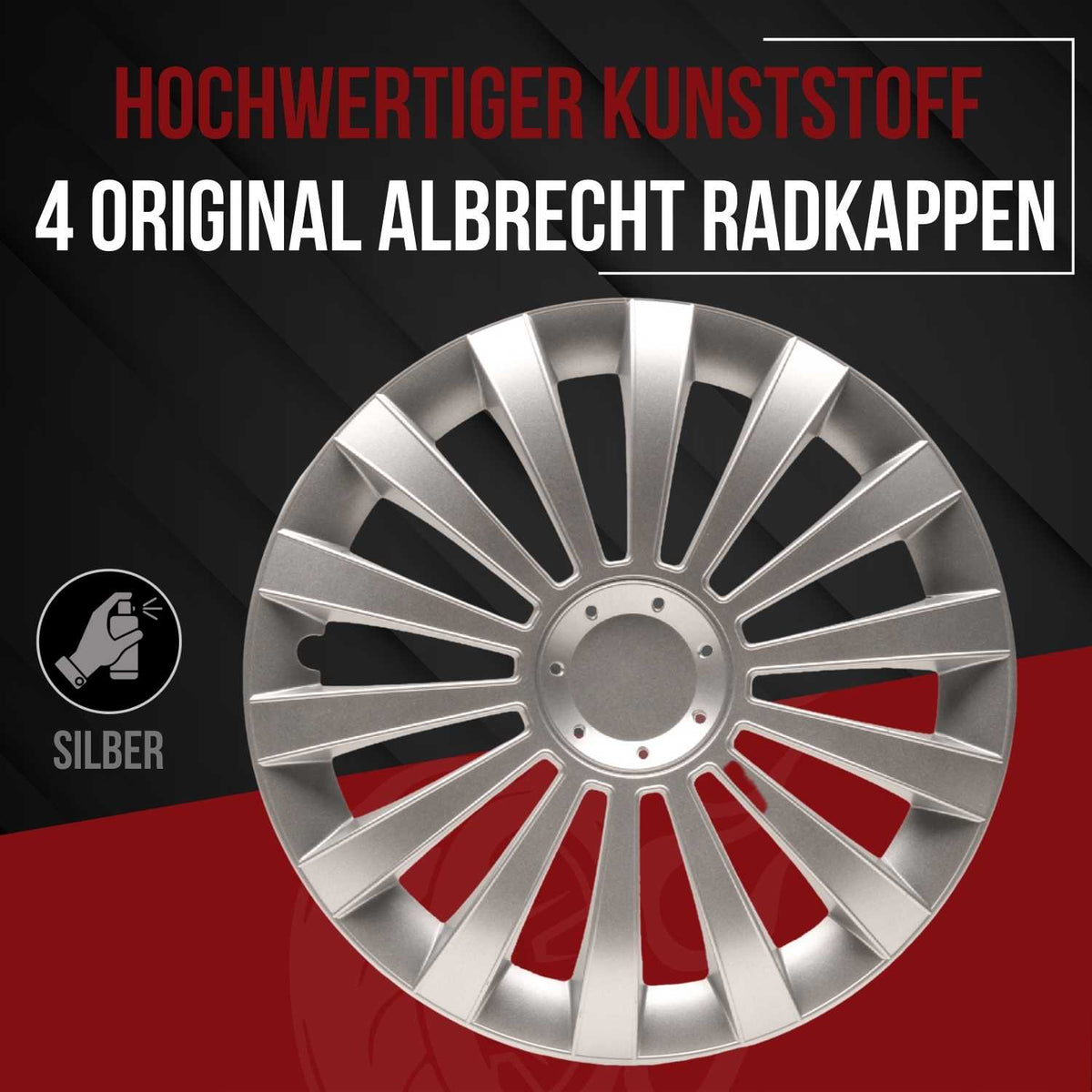 Albrecht Meridian Radkappen – 13–16 Zoll, 4er-Set