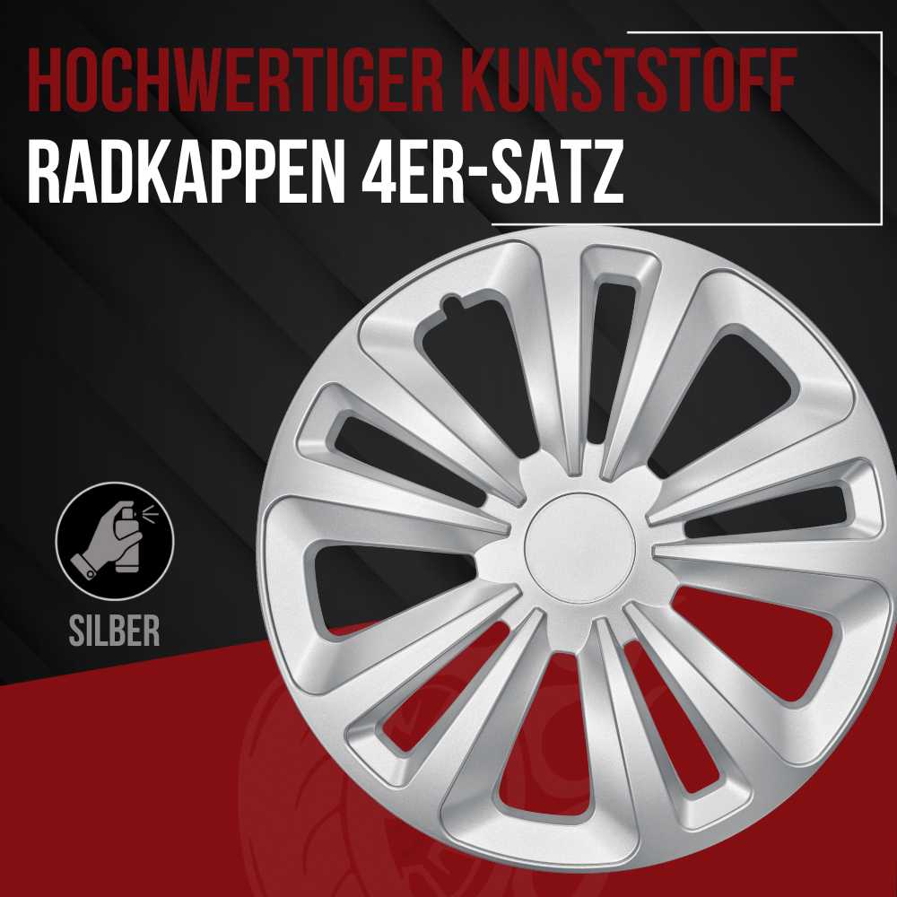 Albrecht Terra Radkappen – 13–16 Zoll, 4er-Set