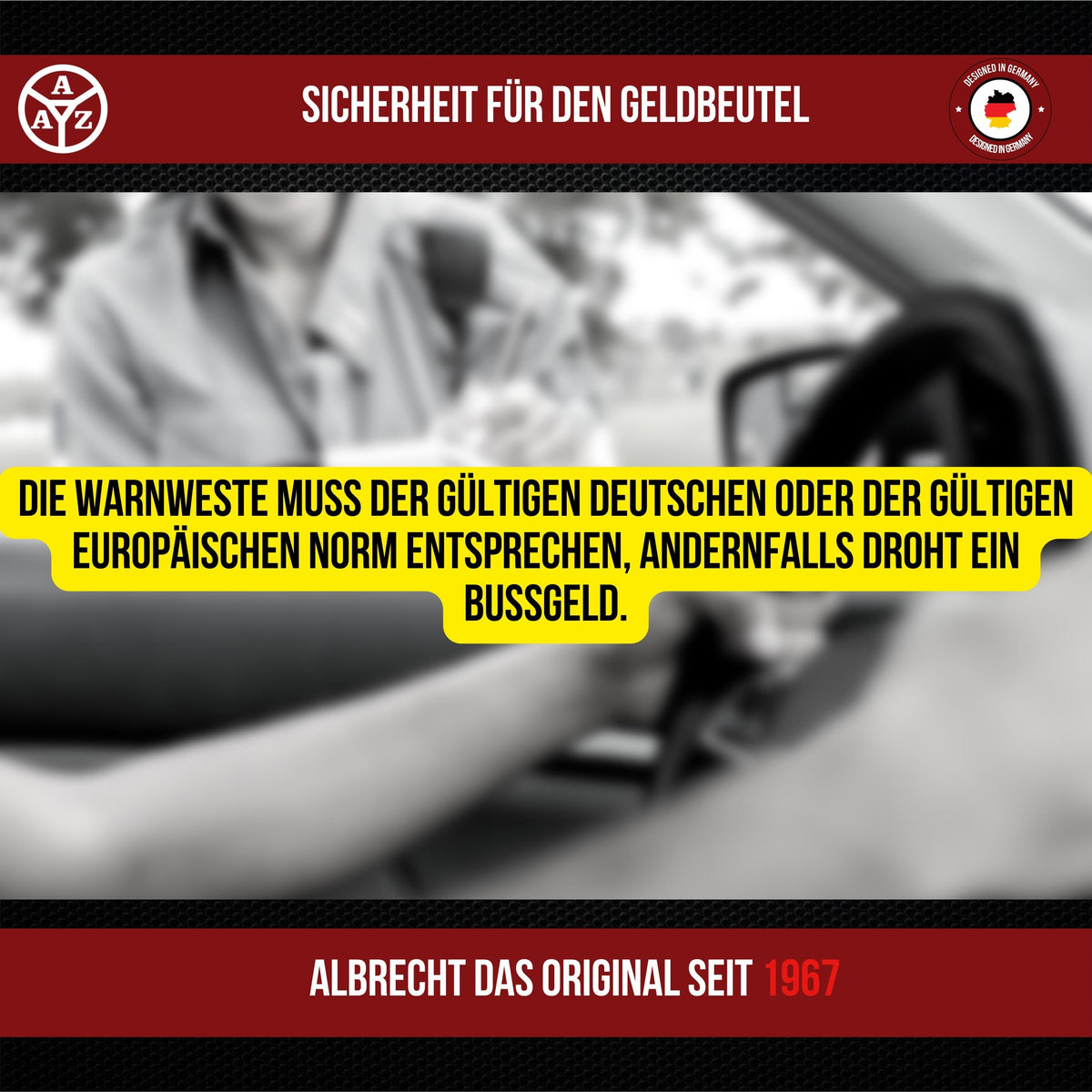 Warnwesten-Set – Gelb oder Orange, 4–24 Stück