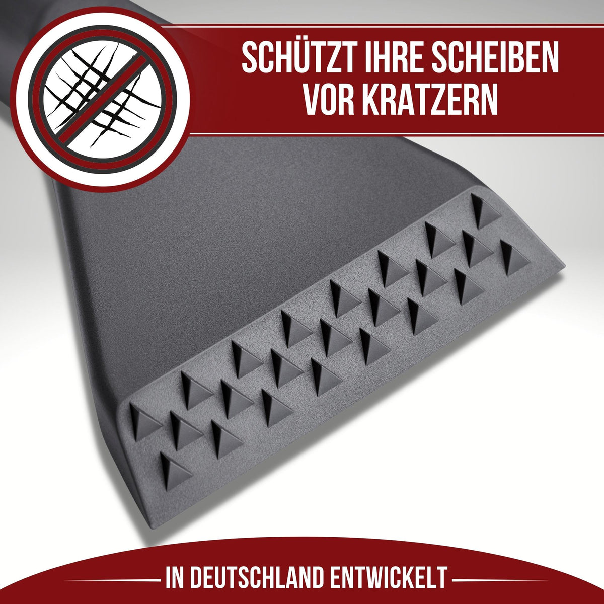 Eiskratzer – Schwarz Matt, Hochwertiger Kunststoff